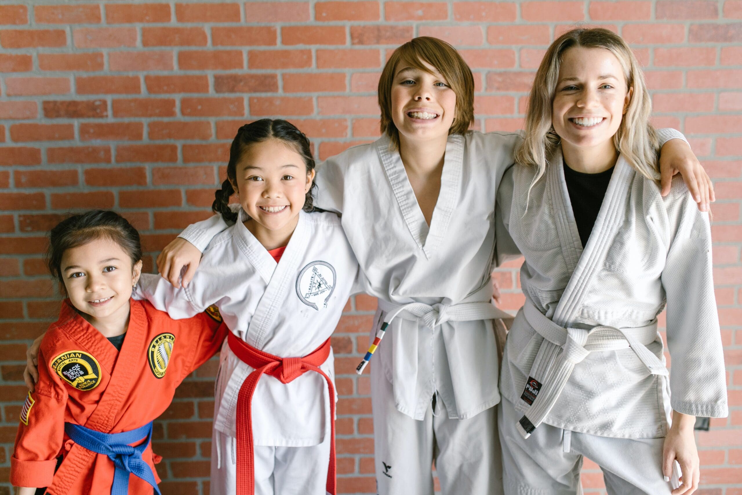 martial arts training helps with self defense and different challenges through practice